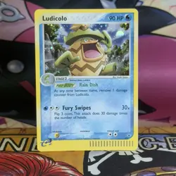 Ludicolo 020 Holo Black Star Promo Card Nintendo Pokemon LP - Image 1