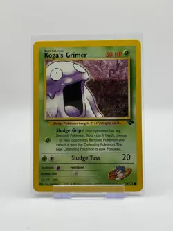Koga's Grimer Gym Challenge 78/132 EX/LP Pokemon Card Vintage WOTC Common - Image 1