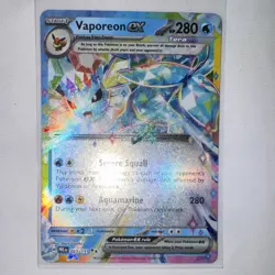 Pokemon TCG 5-Card Holo EX/V Lot Vaporeon Umbreon Leafeon Jolteon Cinderace - Image 2