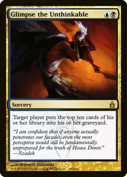 1x Glimpse the Unthinkable LP Eng MTG - Ravnica - Image 1