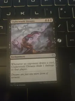 MTG - Underworld Dreams. Theros: Beyond Death. UnCommon - Black Enchantment. - Image 1