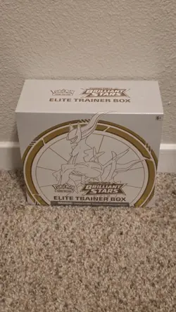 Pokemon TCG Sword & Shield Brilliant Stars Elite Trainer Box Sealed - Image 1