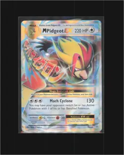 M Pidgeot EX 65/108 Holo EX Rare Evolutions Pokemon Near Mint - Image 1