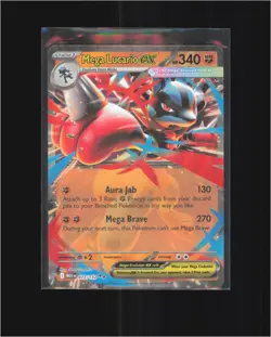 Mega Lucario ex 077/132 Double Rare Mega Evolution Pokemon Near Mint - Image 1