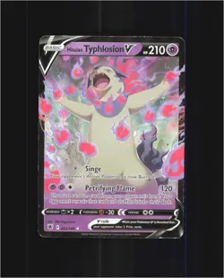 Hisuian Typhlosion V 053/189 Holo V Rare Astral Radiance Pokemon MP - Image 1