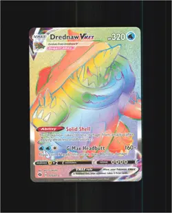 Drednaw VMAX 075/073 Rainbow Rare Champion's Path Pokemon Near Mint - Image 1