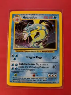 Gyarados Base Set Holo 6/102 Pokemon TCG Light play - Image 1