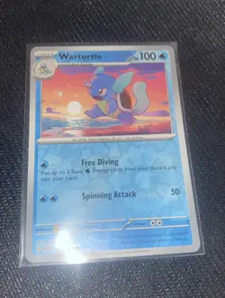 Wartortle Reverse Holo NM 008/165 Scarlet & Violet 151 Pokemon Card - Image 1