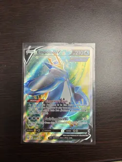 Pokemon Empoleon V Ultra Rare Full Art Holo Rapid Strike Battle Styles 145/163 - Image 3