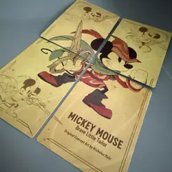 Ravensburger Disney Lorcana - Mickey Mouse - Brave Little Tailor Puzzle Card Set - Image 1