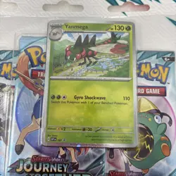 Pokemon TCG: Scarlet & Violet Journey Together 3 Pack Blister - Promo Yanmega - Image 2