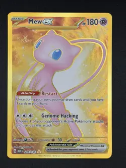 Pokemon Mew ex 205/165 Hyper Rare Gold – Scarlet & Violet 151 - Image 1