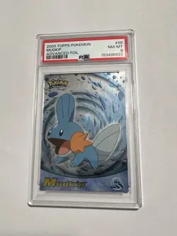 2003 TOPPS POKEMON MUDKIP ADVANCED-FOIL #58 PSA 8 - Image 1