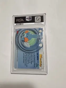 2003 TOPPS POKEMON MUDKIP ADVANCED-FOIL #58 PSA 8 - Image 2