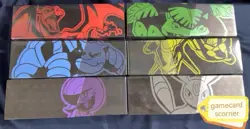 Pokemon Chinese 25th Anniversary 6Pcs Reinforced Boxes Set Charizard Etc Sealed - Image 1