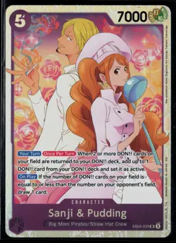 Sanji & Pudding EB02-035 Extra Booster: Anime 25th Collection One Piece - Image 1