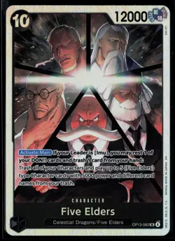 Five Elders OP13-082 Carrying On His Will Super Rare One Piece - Image 1