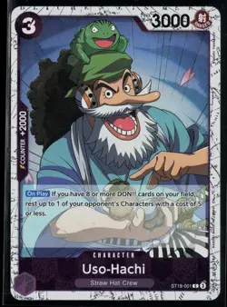 Uso-Hachi (Pirate Foil) ST18-001 Premium Booster -The Best- Vol. 2 One Piece - Image 1