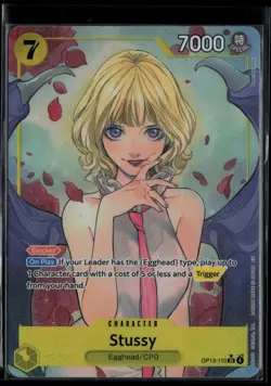 Stussy (Alternate Art) OP13-110 Carrying On His Will Super Rare One Piece - Image 1