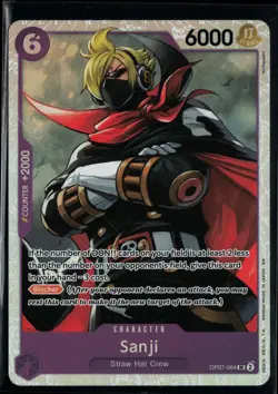 Sanji OP07-064 500 Years in the Future Super Rare One Piece - Image 1