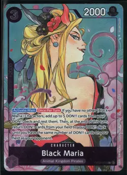 Black Maria (Illustration Box Vol.2) OP08-074 One Piece - Image 1