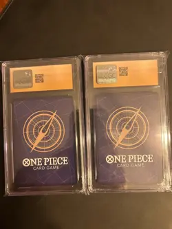 One Piece Luffy Zoro SET Illustration Box Promo OP07 VOL.3 CGC 10 Pristine Mint - Image 2