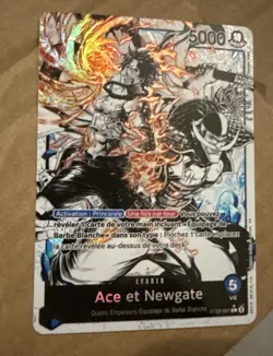 Carte One Piece St22-001 Ace Et Newgate Alternative Fr - Image 1