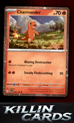 Charmander - 004/165 (Cosmos Holo) 004/165 Pokemon Promo Miscellaneous Cards & P - Image 1