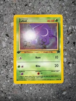 Pokemon TCG Cards 1st Edition Zubat 70/82 Team Rocket LP - Image 3