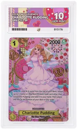 Charlotte Pudding OP03-112 SP Alternative Art Two-Legends One Piece Card ACE 10 - Image 1