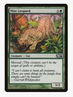 Mist Leopard | MTG M10 | EDH Commander Shroud Cat Voltron | LP - Image 1