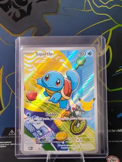 First Partner Illustration Squirtle Promo Full Art Holo 037 Pokemon TCG - Image 1