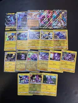 Pokemon Toxel Toxtricity Card V EX VMAX - 19 Cards Holo Reverse Lot Rare Shiny - Image 1