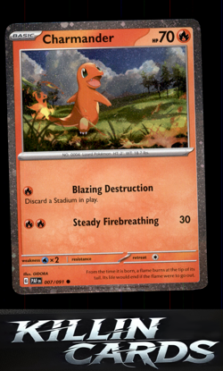 Charmander - 007/091 (Cosmos Holo) 007/091 Pokemon Common Miscellaneous Cards & - Image 1