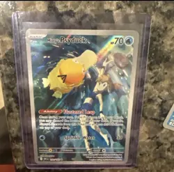 2025 Pokemon Destined Rivals Misty's Psyduck Illustration Rare #193/182 RW3 - Image 1
