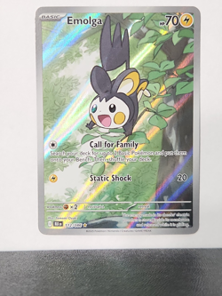 Emolga 112/86 | Illustration Rare Holo | Black Bolt SV10.5B | NM | Pokemon - Image 1
