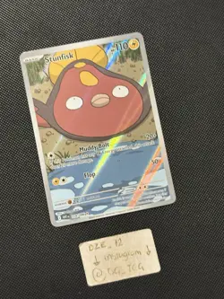 Pokemon White Flare - Stunfisk - 118/086 - Illustration Art Rare - M/NM - Image 3