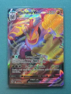 The Pokemon Company Machamp VMAX Ultra Rare Full Art Holo 073/189 ENG 330HP - Image 1