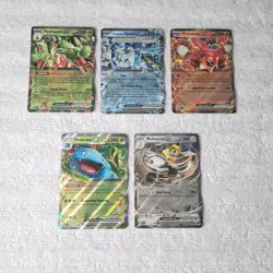 Pokemon Scarlet & Violet Series Double Rare ex Lot of 15 LP/MP - Image 4
