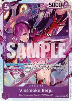 1x Vinsmoke Reiju - Foil NM Eng OPCG - Extra Booster: One Piece Heroines Edition - Image 1