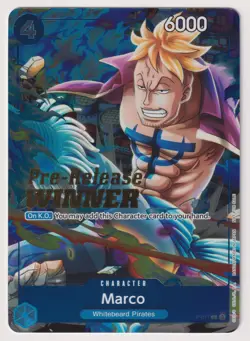 Marco P-071 Pre-Release Winner Promo NM One Piece TCG English - Image 1