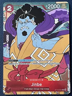 One Piece TCG Jinbe ST10-005 C English 1st Anniversary Set Alternative Art - Image 1