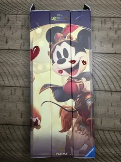 🔥 Disney Lorcana Park Exclusive - Iconic Mickey & Minnie Foil Playmat Sealed !! - Image 1