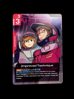 Gundam Card Game | Improved Technique GD03-109 Regional WCS 26-27 Pack Vol.1 P - Image 1