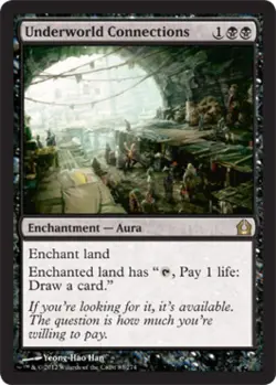 Underworld Connections -Foil Medium Play MTG Return to Ravnica - Image 1