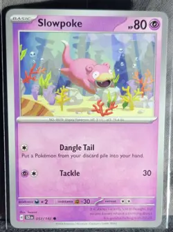 Pokemon TCG Card Slowpoke 057/142 S&V Stellar Crown Common NM - Image 1