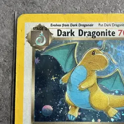 Dark Dragonite 5/82 Team Rocket Pokemon Card – Rare WOTC Vintage - Image 3