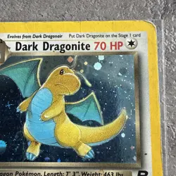 Dark Dragonite 5/82 Team Rocket Pokemon Card – Rare WOTC Vintage - Image 4