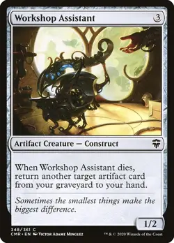 [MTG] Workshop Assistant (Foil) (348) (CMR) LP-HP - Image 1
