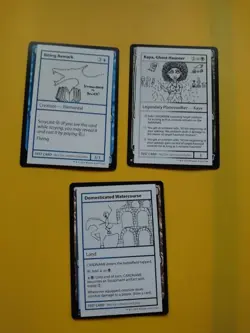 MTG Test Card x3 Domesticated Watercourse, Biting RFemark, Kaya, Ghost hunter - Image 1